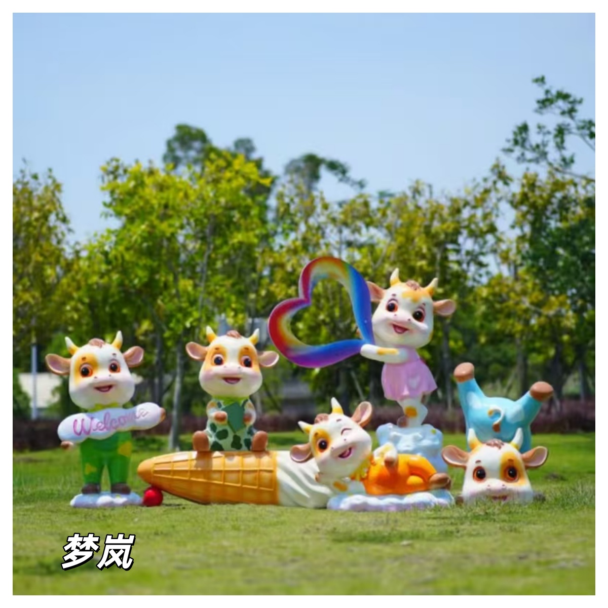 动物玻璃钢雕塑-专业雕塑制品厂家