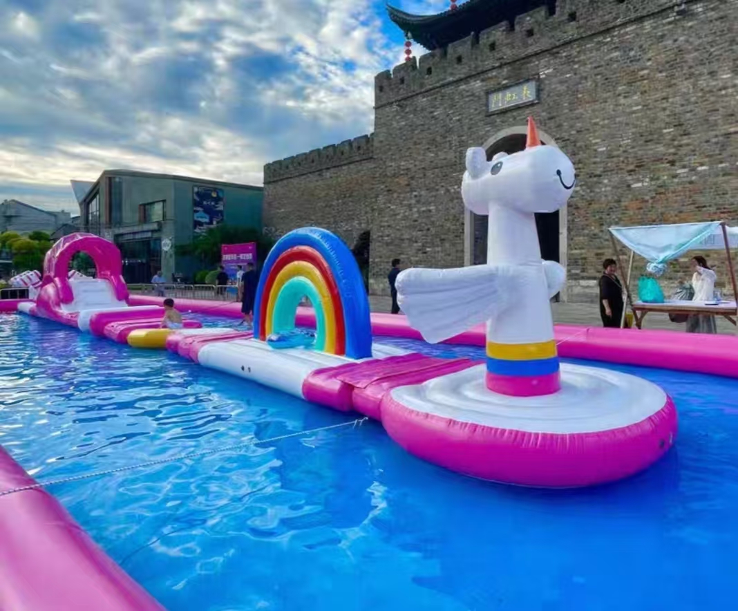 直线型冲关-气模游乐设备厂家