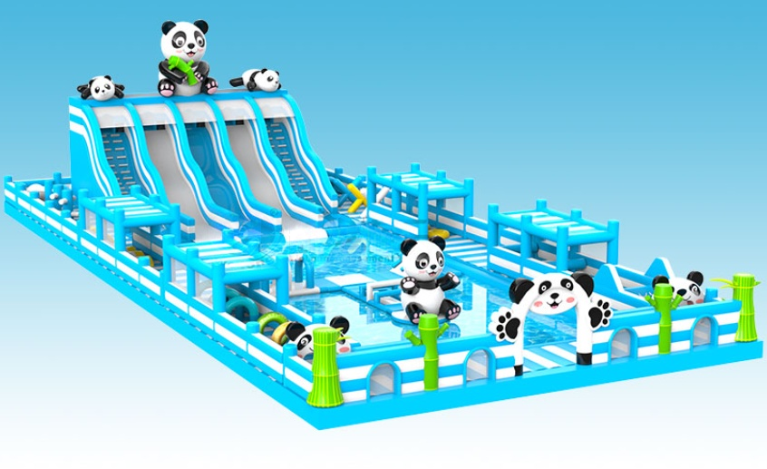 充气水滑梯-气模游乐设备厂家
