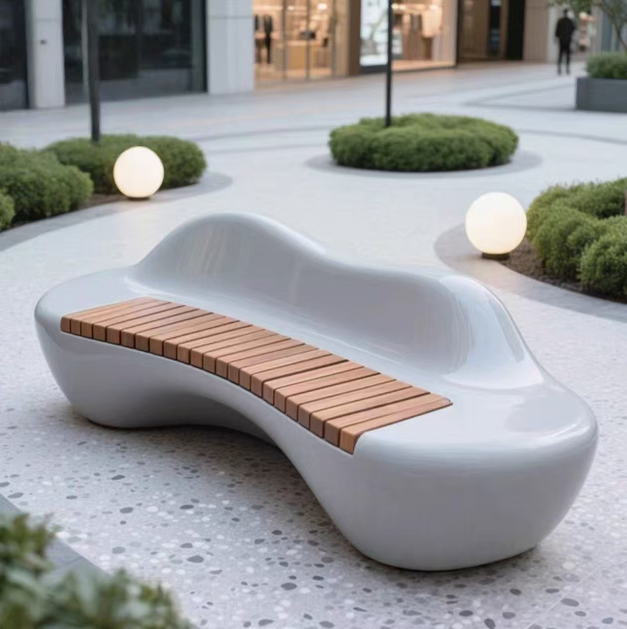 防腐木座椅-专业雕塑制品厂家