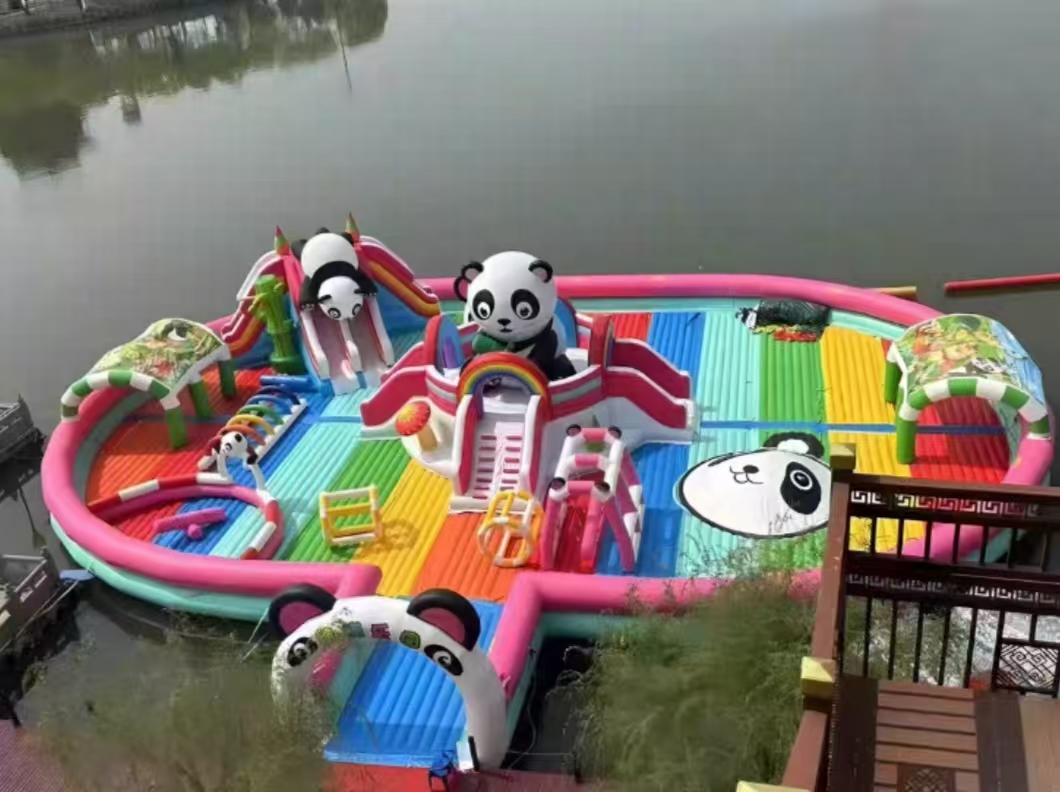 水上浮漂乐园堡-气模游乐设备厂家