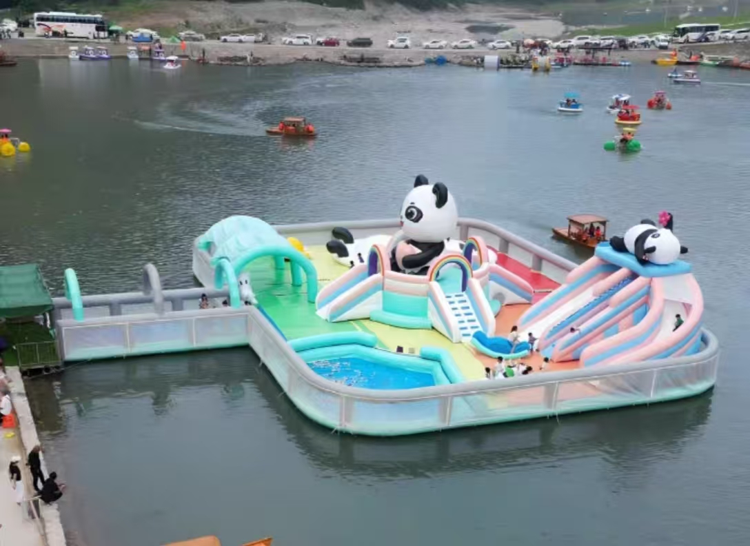 水上浮漂乐园堡-气模游乐设备厂家