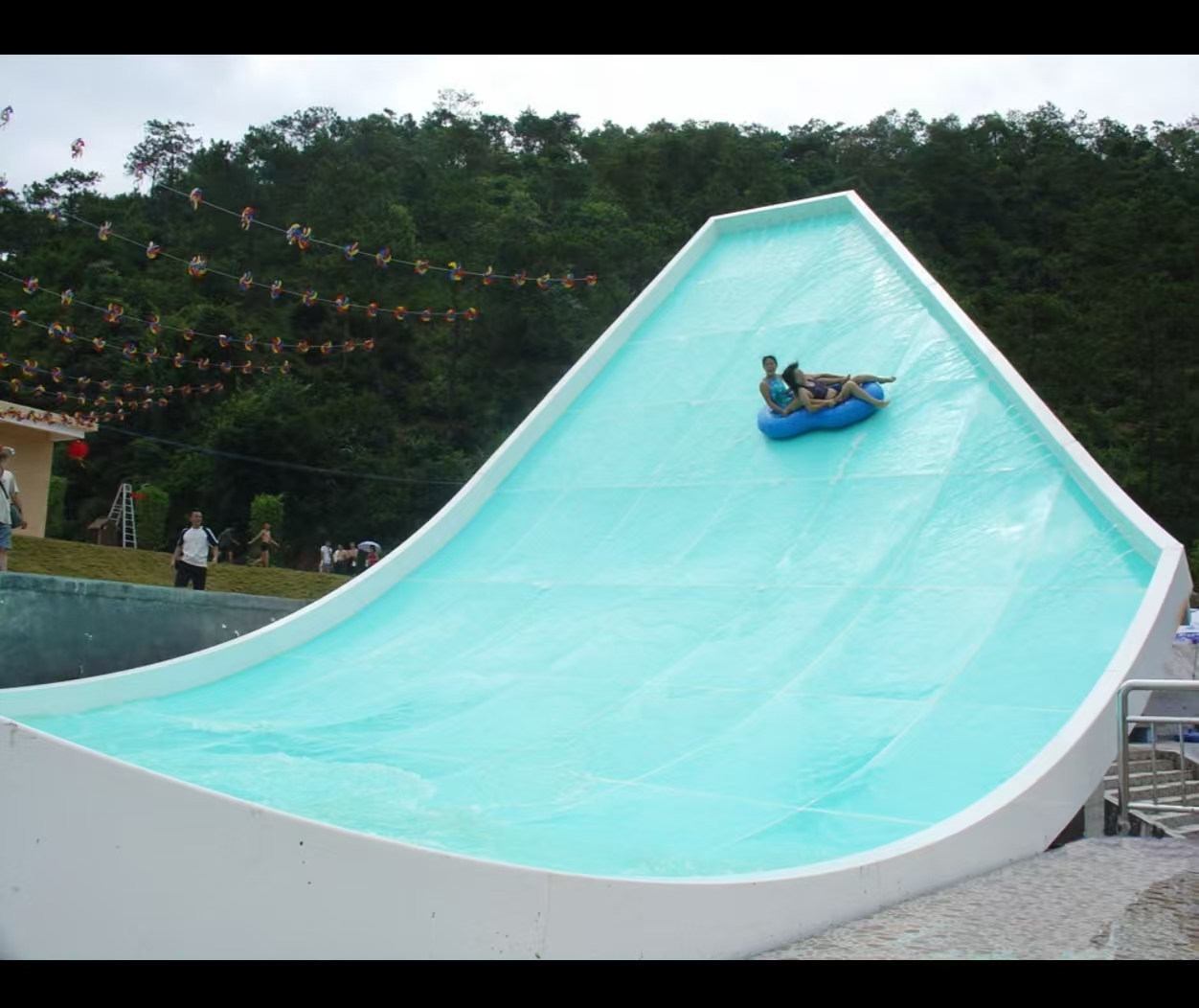 水上摆浪滑梯 U型摆浪滑梯