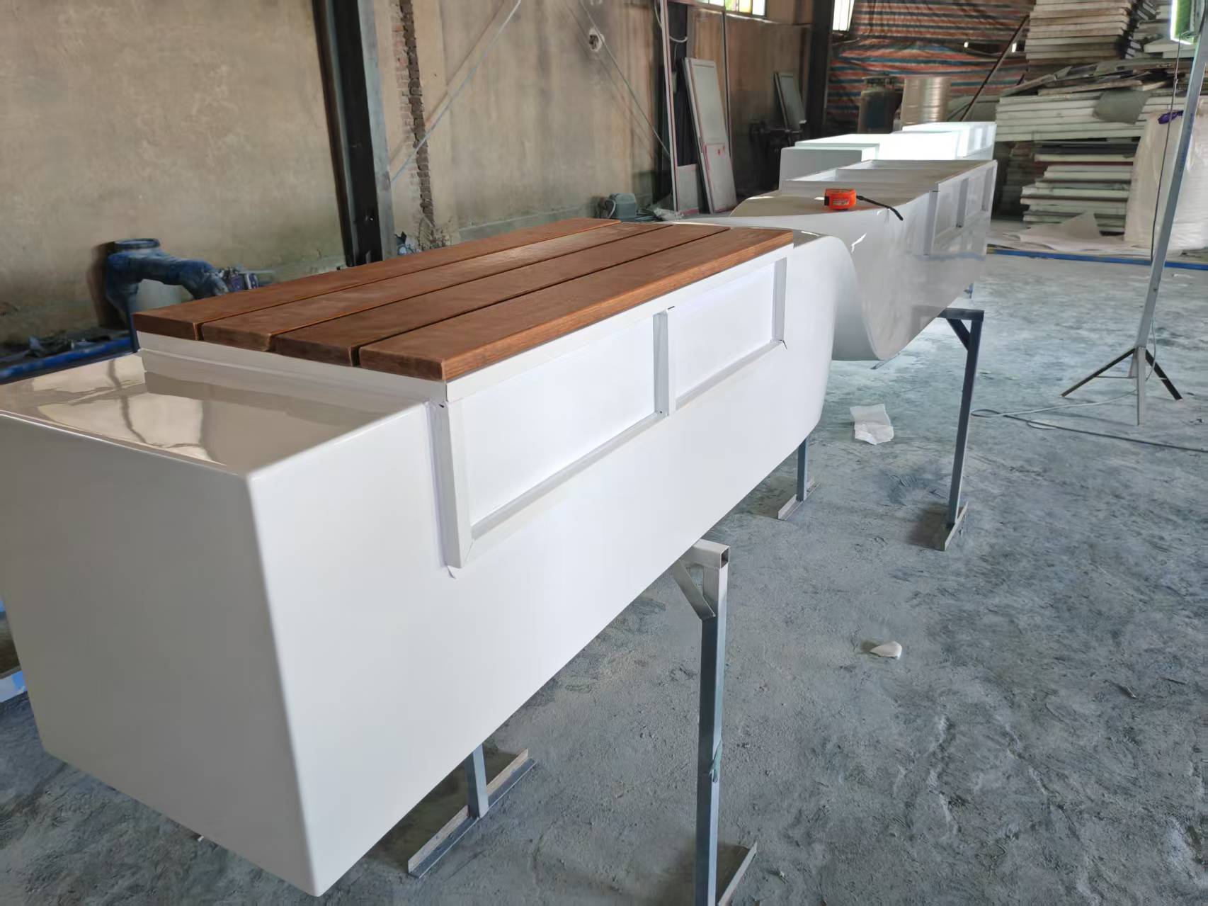 玻璃钢体育场坐凳