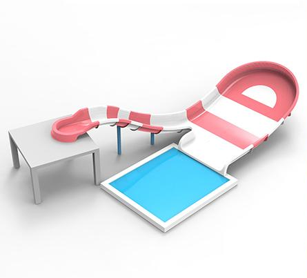 小冲天回旋滑梯